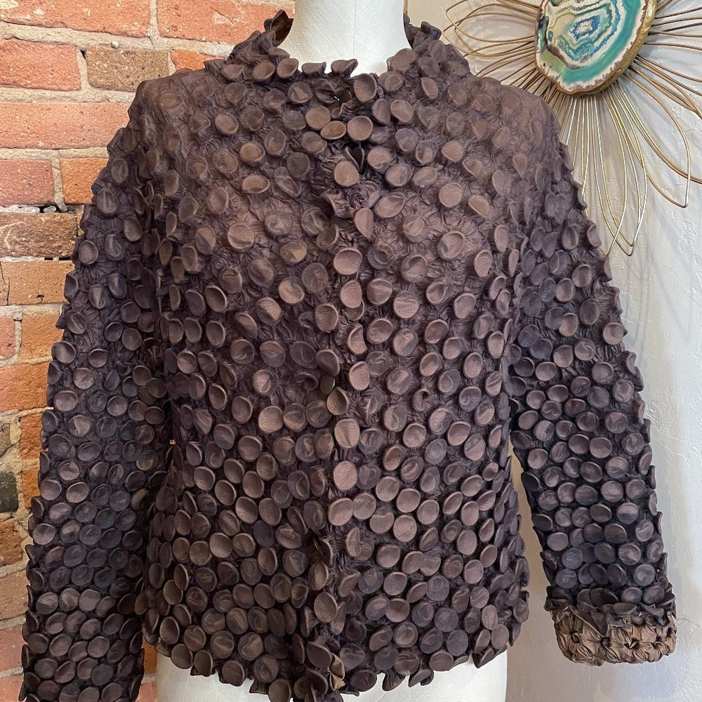 Issey Miyake Origami Circles Organza Vintage Jacket